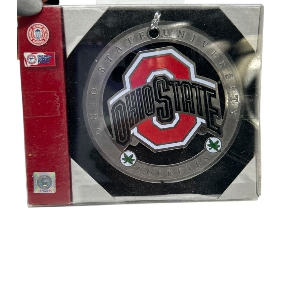 NEW Ohio‎ State University Buckeyes Snowflake Ornament Forever Collectibles Xmas